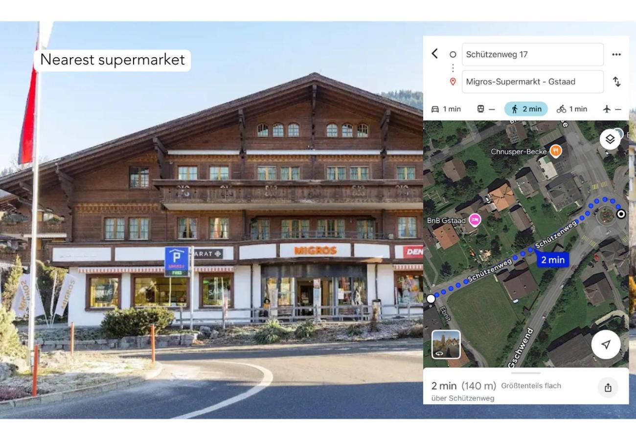 Charming Alpine Apartment 그슈타드 외부 사진